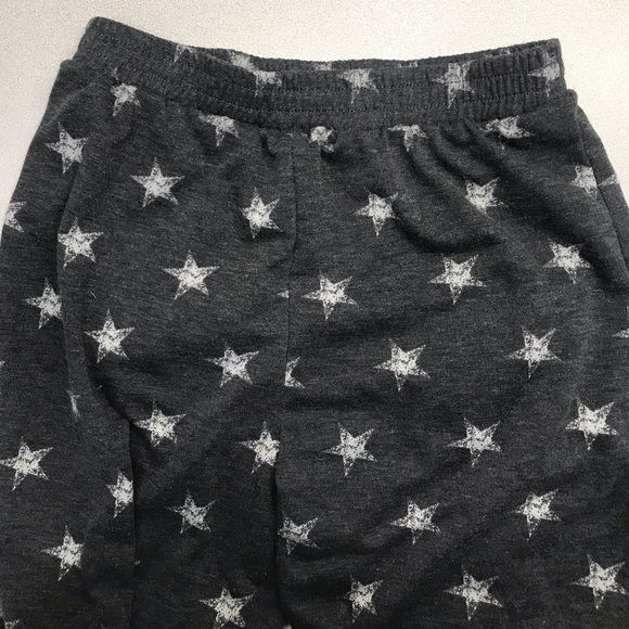Moa Moa girls Everyday Gray and White Star Jogger Set - Picture 8 of 9